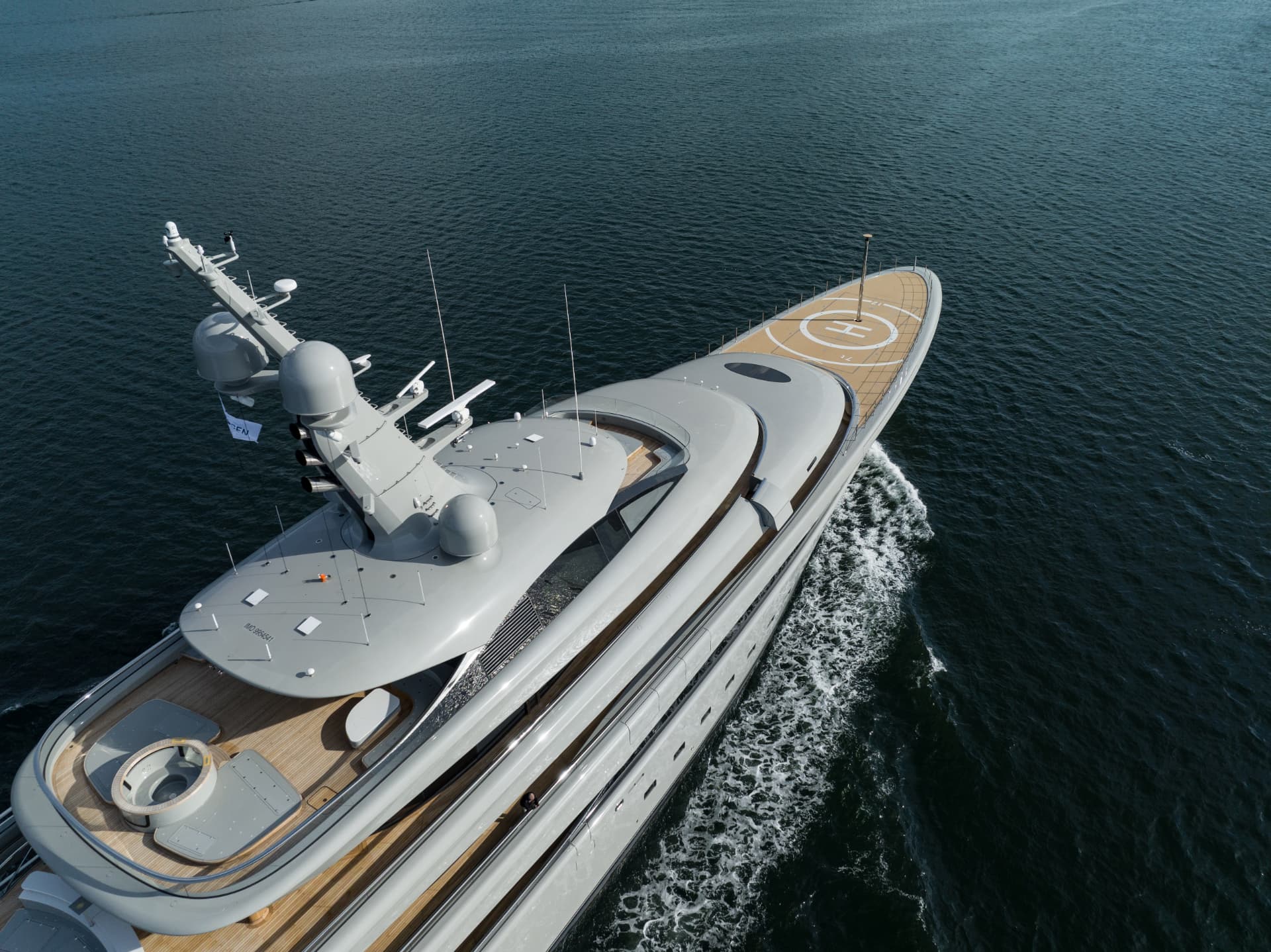 Superyacht JASSJ fitted with C-Quip equipment