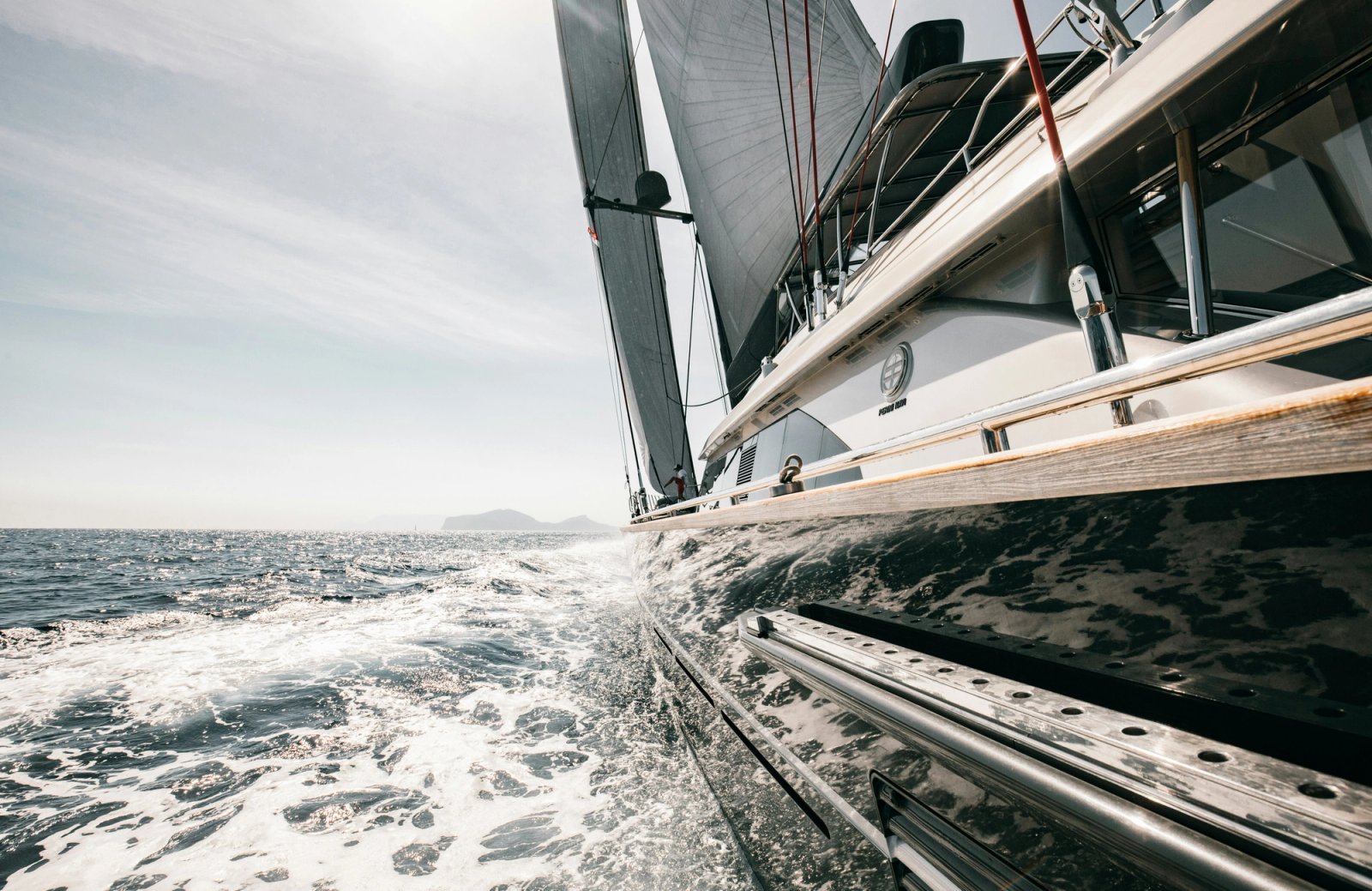 Sailing superyacht equipped by C-Quip